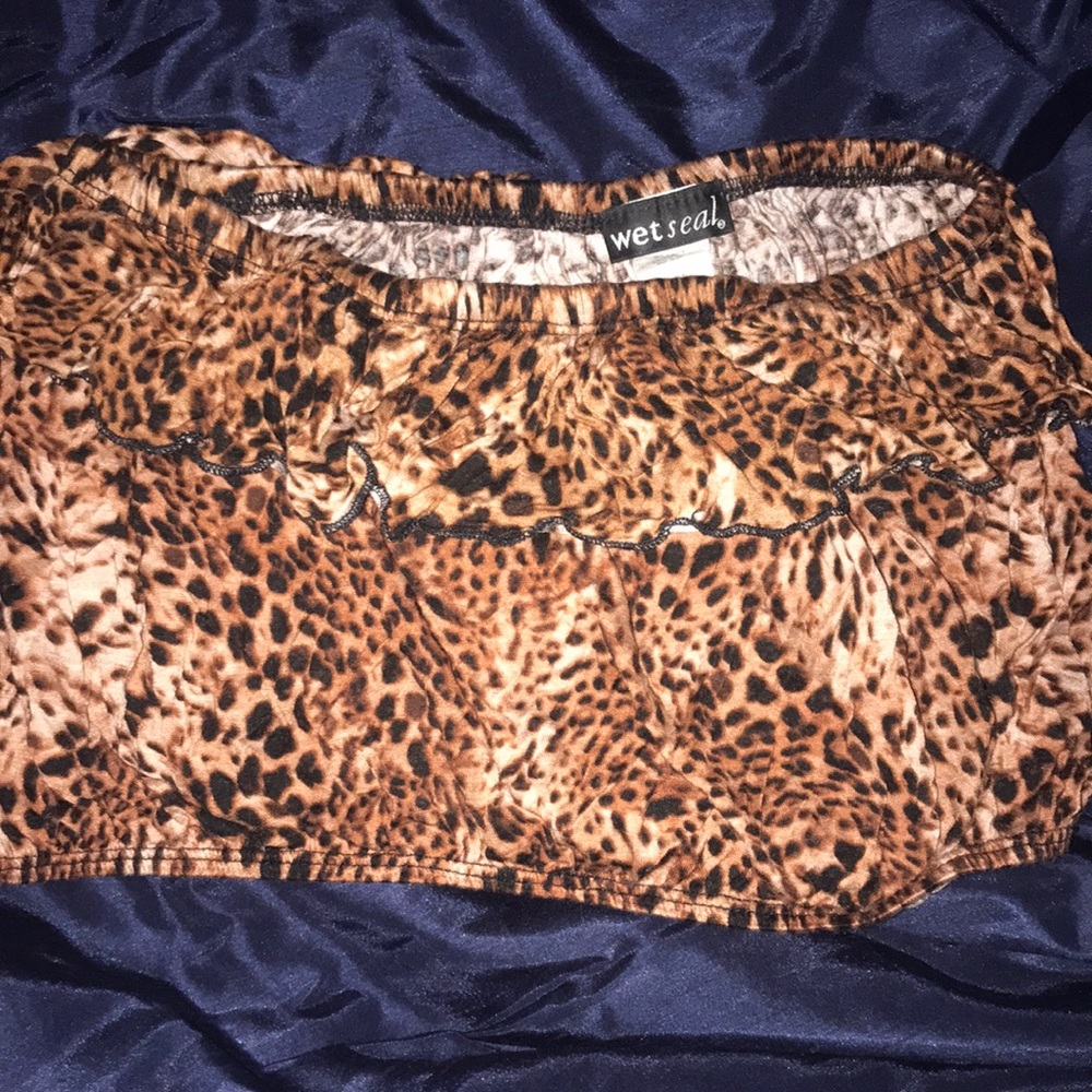 ⚡️⚡️Wet Seal Cheetah tube top